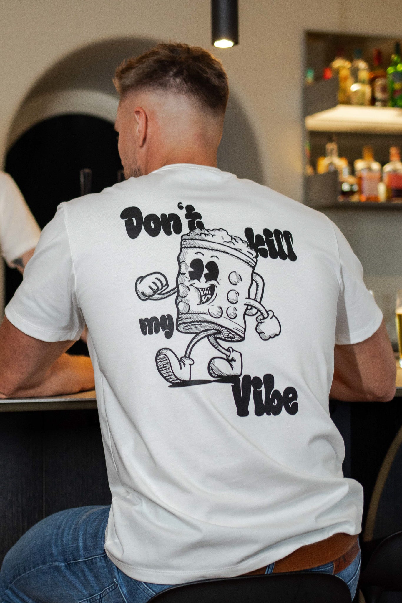 Don't kill my vibe T-Shirt weiß