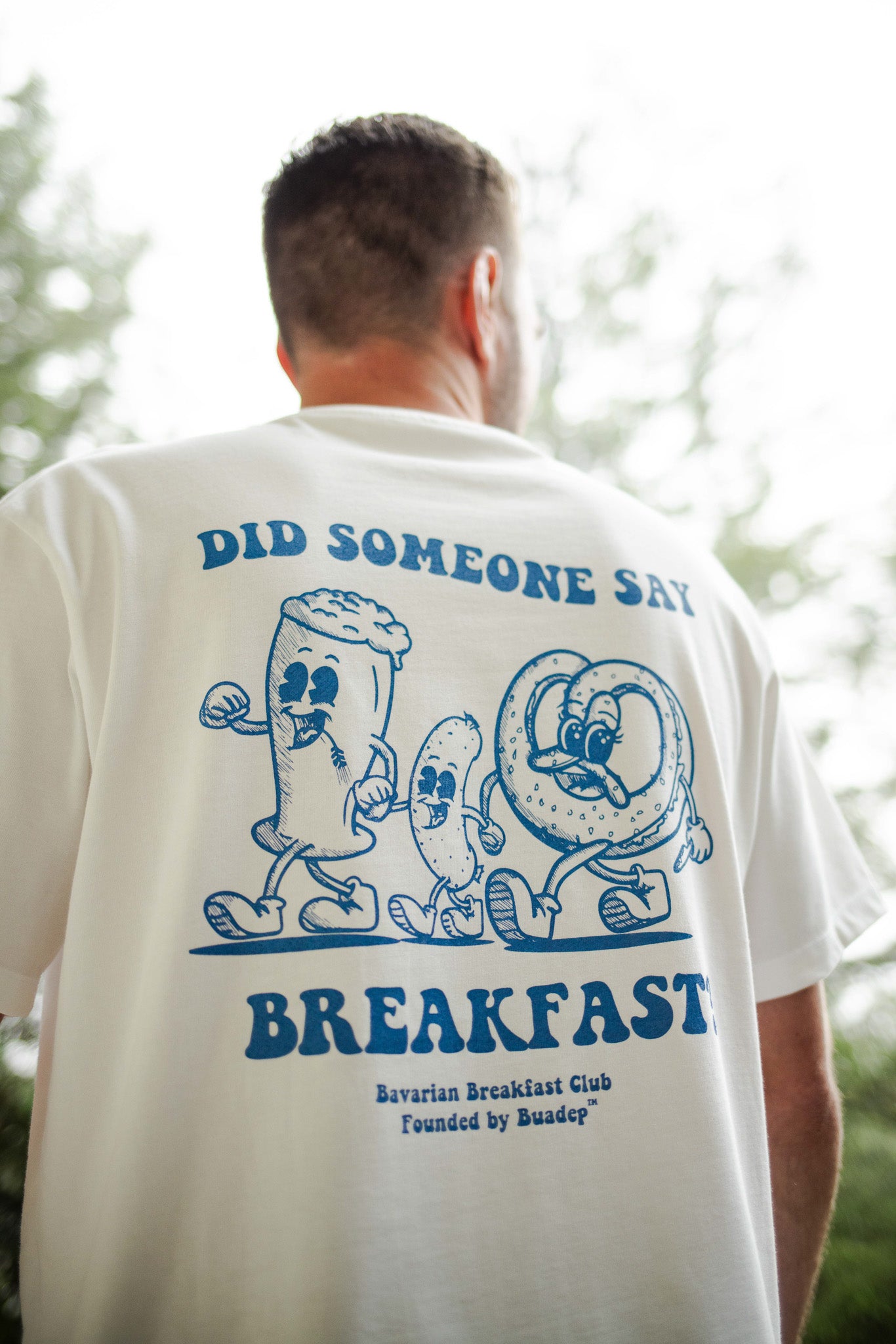 Bavarian Breakfast T-Shirt weiß