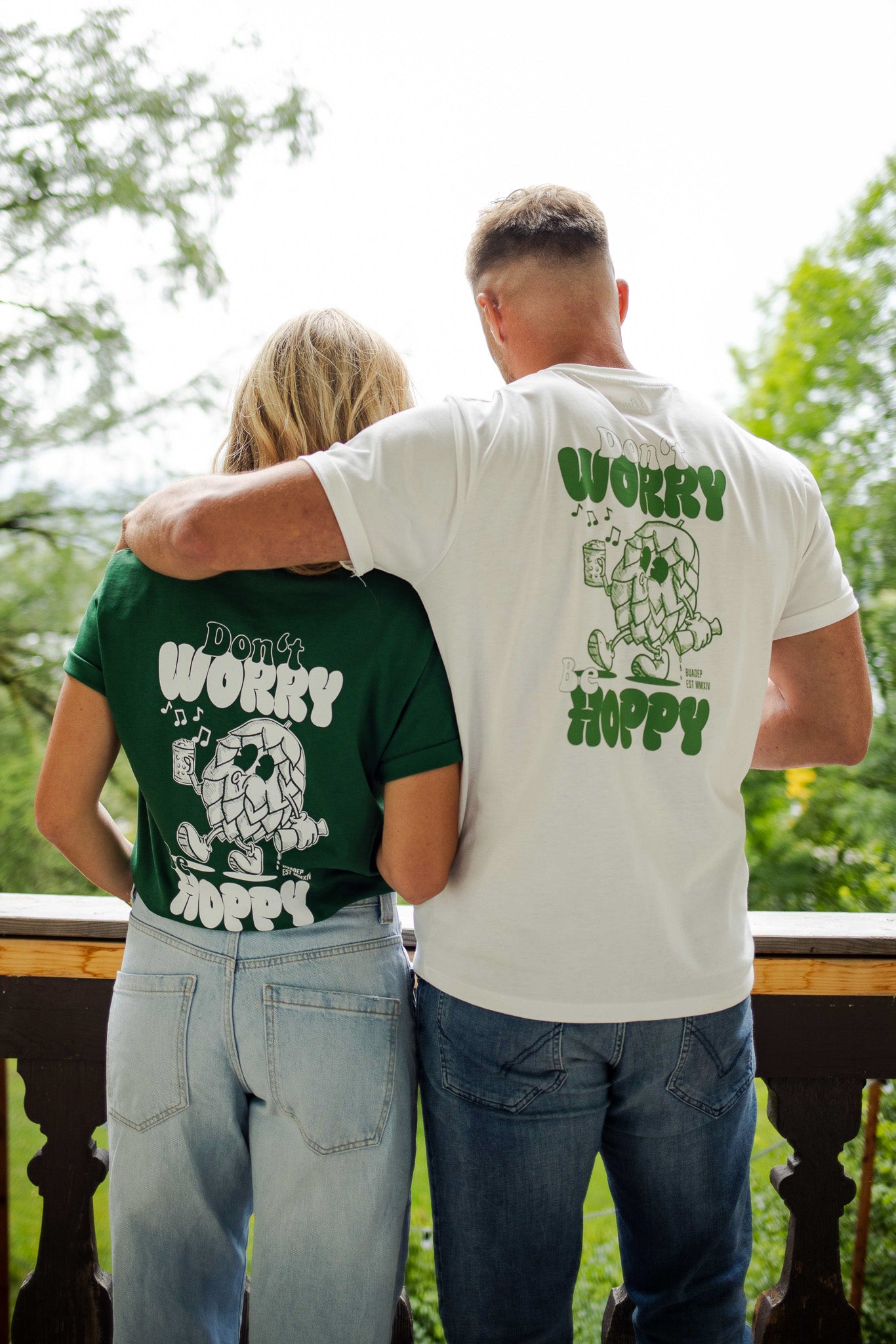 Be Hoppy T-Shirt weiß