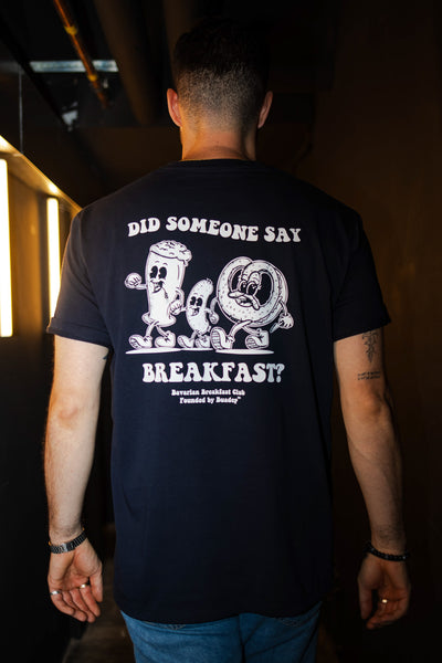 Bavarian Breakfast T-Shirt dunkelblau