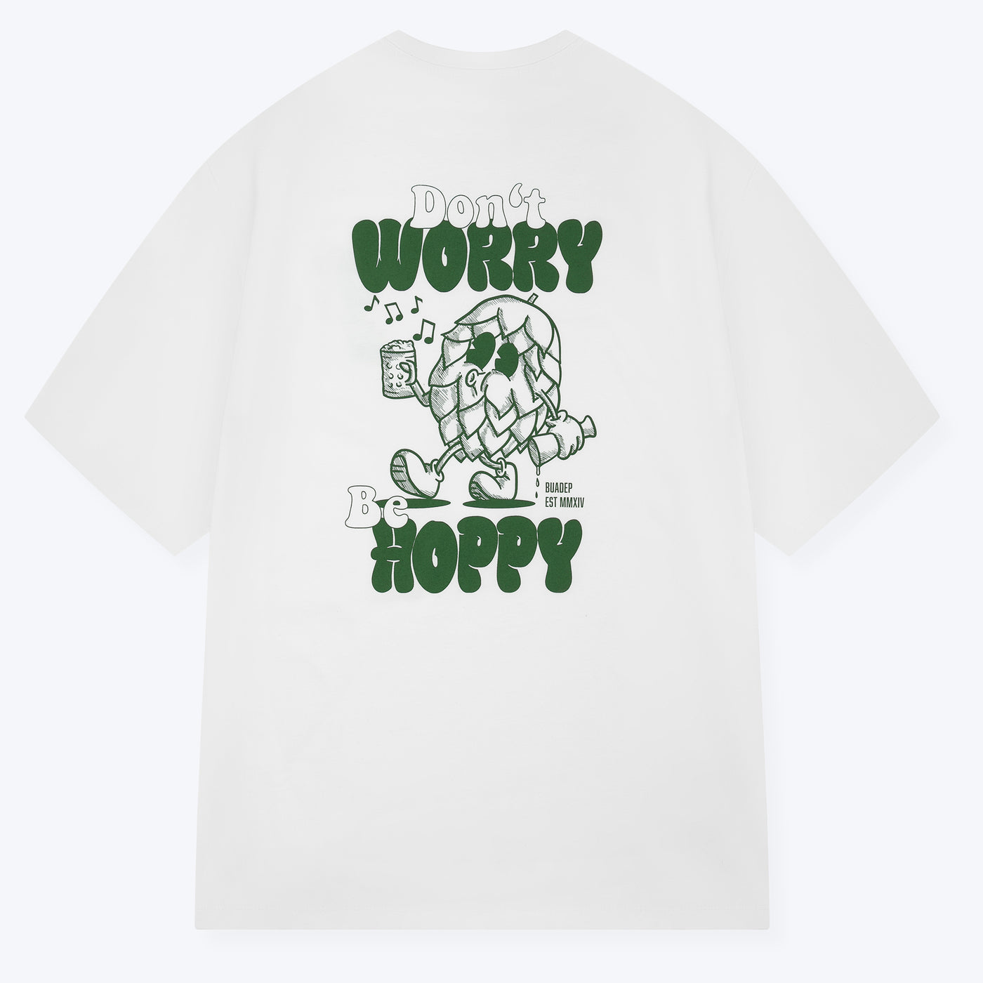 Be Hoppy T-Shirt weiß