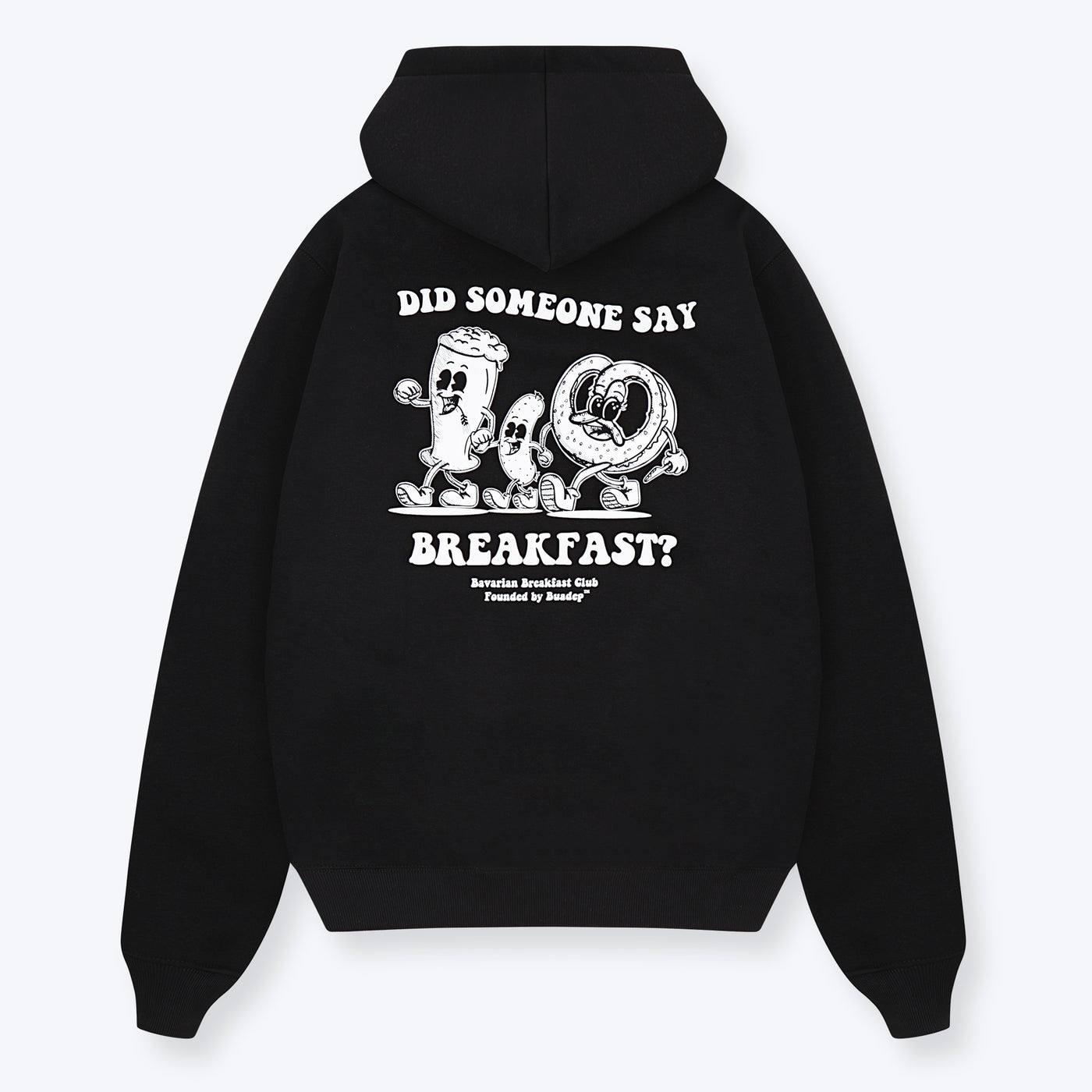 Bavarian Breakfast Hoodie schwarz